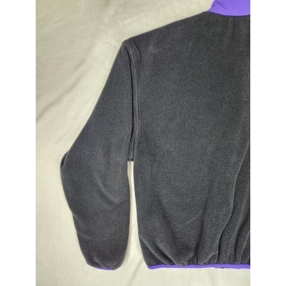 Vintage 90’s Black Diamond Sugarbush Black/Purple Full Zip Up Fleece Ski USA XL - Picture 9 of 13